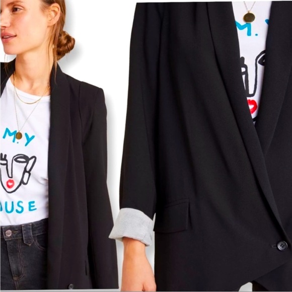 Cartonier Canance Draped Blazer - Picture 1 of 12